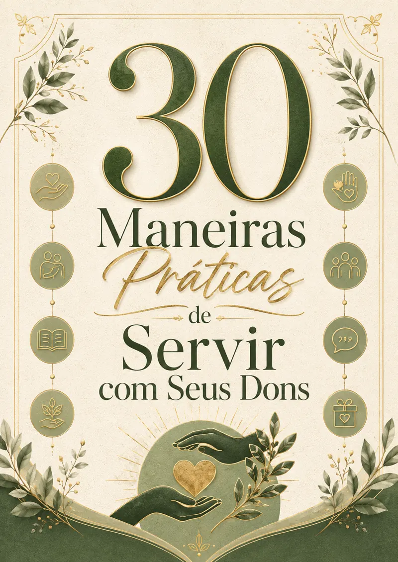 Capa do bônus: 30 Maneiras Práticas de Servir com Seus Dons