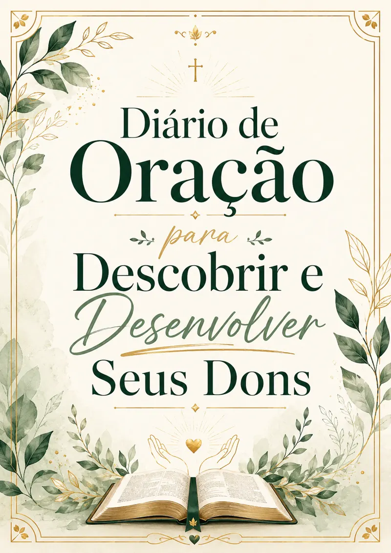 Capa do bônus: Diário de Oração para Descobrir e Desenvolver Seus Dons