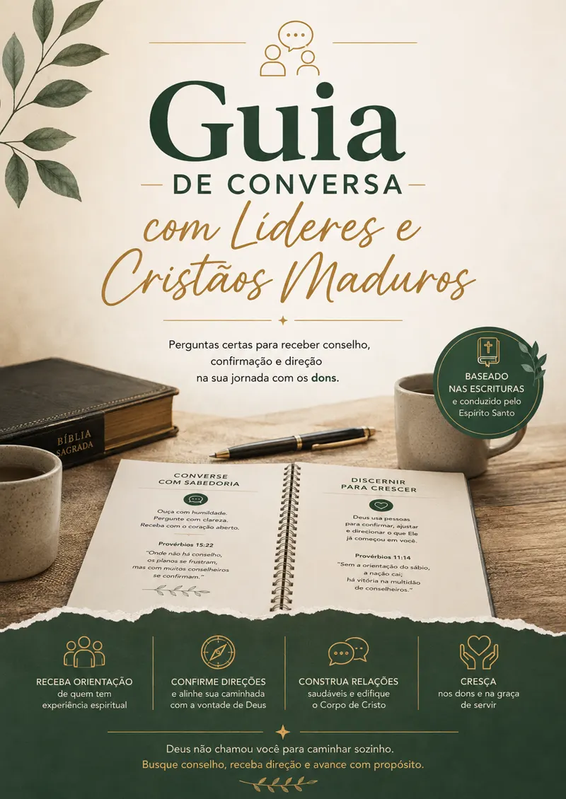 Capa do bônus: Guia de Conversa com Líderes e Cristãos Maduros